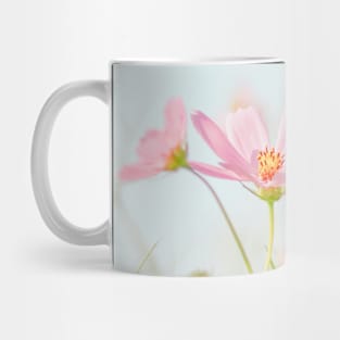 Pink Cosmos Flower Garden Mug